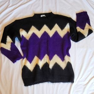 James River Traders vintage color block pullover sweater